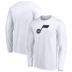 NBA - Utah Jazz Primary Logo Team Long Sleeve T-Shirt - White
