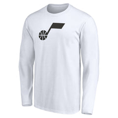 NBA - Utah Jazz Primary Logo Team Long Sleeve T-Shirt - White