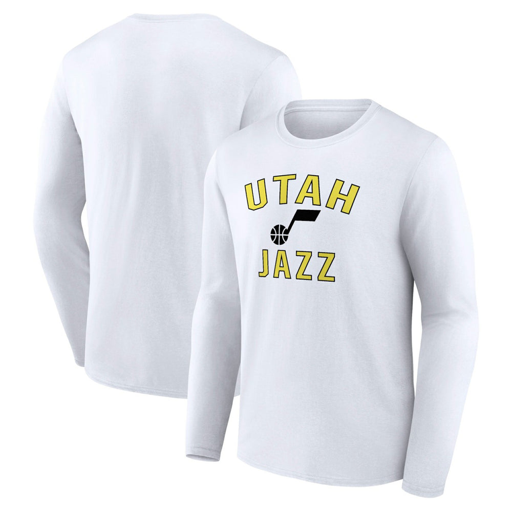 NBA - Utah Jazz Victory Arch Team Long Sleeve T-Shirt - White