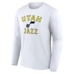 NBA - Utah Jazz Victory Arch Team Long Sleeve T-Shirt - White