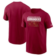 Washington Commanders Local Essential T-Shirt Burgundy - Nike