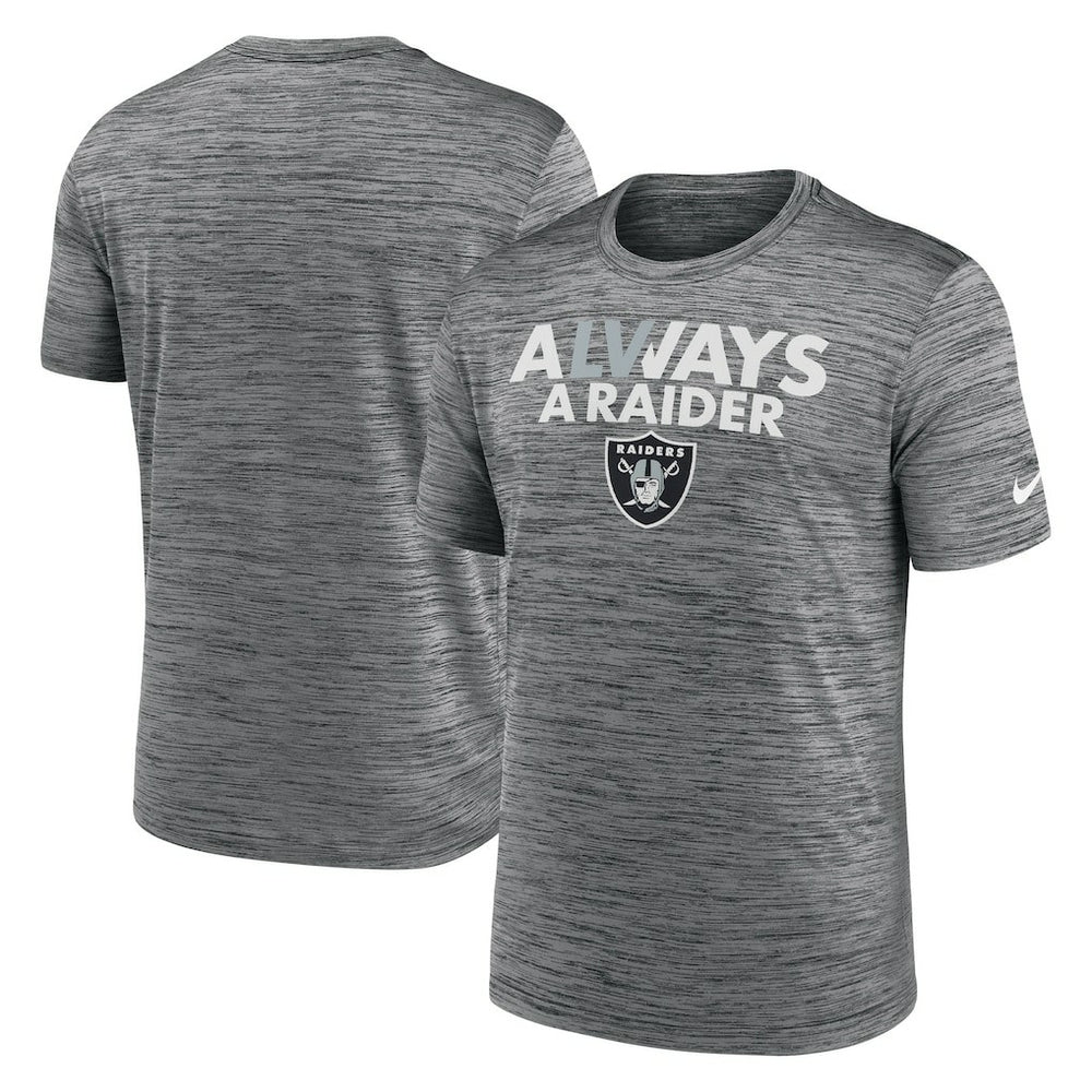 Las Vegas Raiders Local Velocity T-Shirt Anthracite - Nike