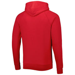 Atlanta Falcons Homage Retro Helmet Tri-Blend Raglan Pullover Hoodie Red - NFL