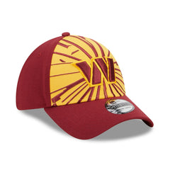 Washington Commanders New Era Shattered 39THIRTY Flex Hat Gold/Burgundy - NFL