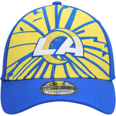 Los Angeles Rams New Era Shattered 39THIRTY Flex Hat Gold/Royal - NFL