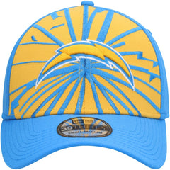 Los Angeles Chargers New Era Shattered 39THIRTY Flex Hat Gold/Powder Blue - NFL