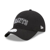 New Orleans Saints New Era Women's Collegiate 9TWENTY Adjustable Hat Black - NFL