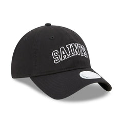 New Orleans Saints New Era Women's Collegiate 9TWENTY Adjustable Hat Black - NFL
