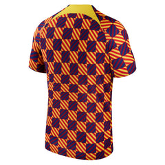 Nike Barcelona 2023/24 Pre-Match Performance Top - Yellow