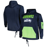 Seattle Seahawks Big & Tall Pullover Hoodie College Navy - Fanatics