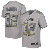 Tyrann Mathieu New Orleans Saints Youth Atmosphere Game Jersey Gray - Nike