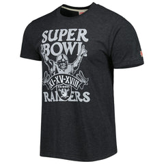 Las Vegas Raiders Homage Super Bowl Classics Tri-Blend T-Shirt Charcoal - NFL