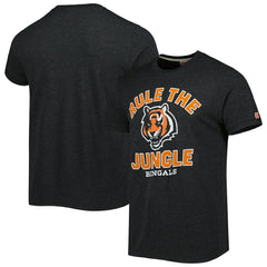 Cincinnati Bengals Homage Hyper Local Tri-Blend T-Shirt Charcoal - NFL