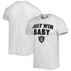 Las Vegas Raiders Homage Hyper Local Tri-Blend T-Shirt Ash - NFL