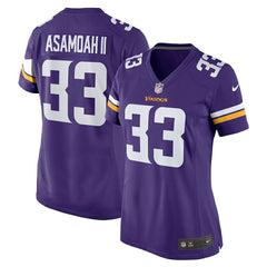 Brian Asamoah Minnesota Vikings Women's Player Game Jersey Purple - Nike