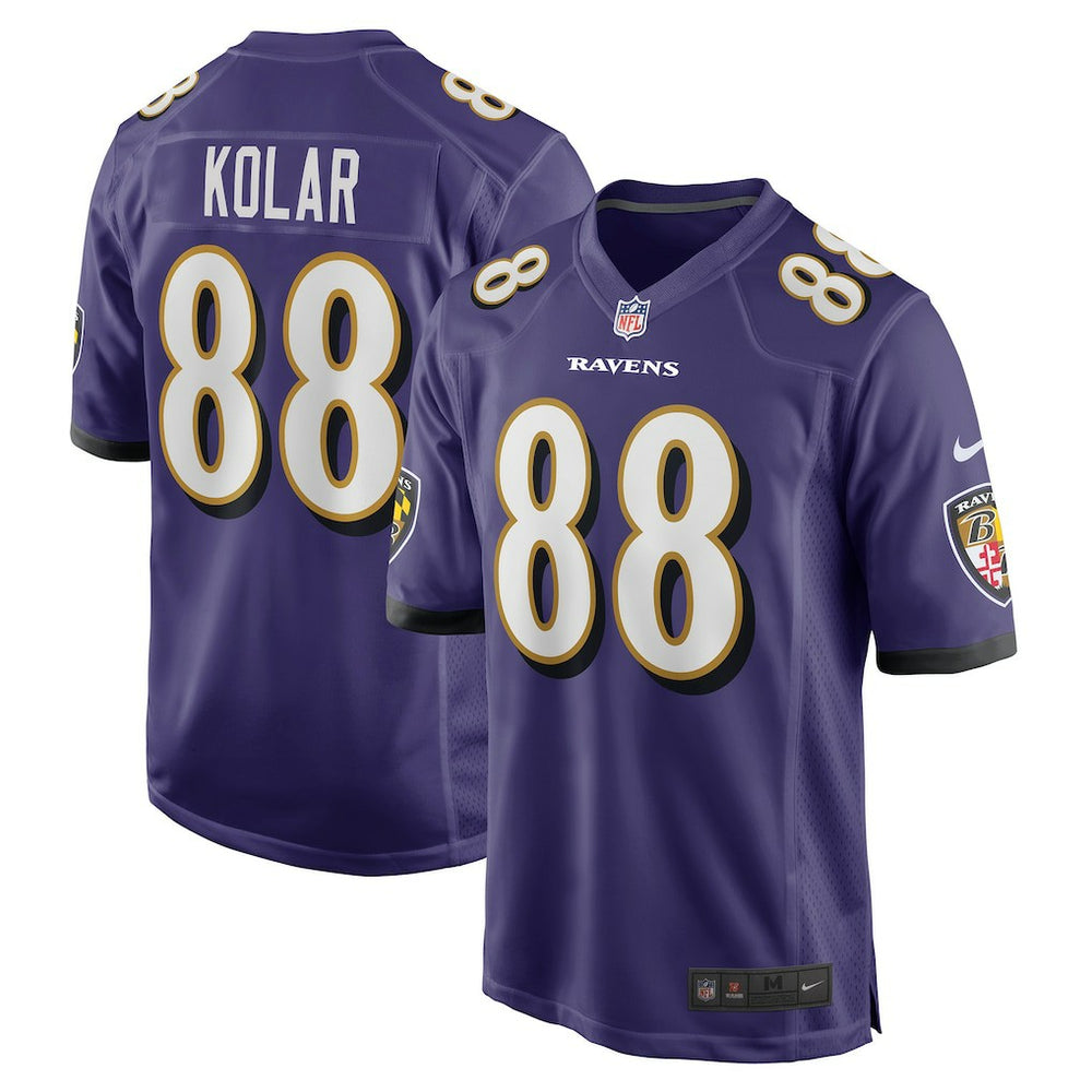Charlie Kolar Baltimore Ravens Player Game Jersey Purple - Nike