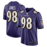 Travis Jones Baltimore Ravens Player Game Jersey Purple - Nike