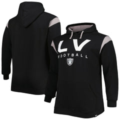 Las Vegas Raiders Big & Tall Call the Shots Pullover Hoodie Black - Fanatics