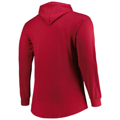 Tampa Bay Buccaneers Big & Tall Front Runner Pullover Hoodie Red - Fanatics
