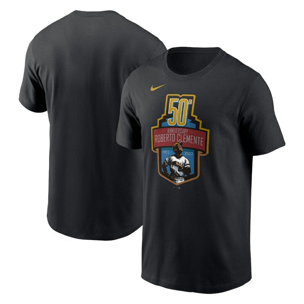 Roberto Clemente Pittsburgh Pirates Nike 50th Anniversary Commemorative T-Shirt Near Me