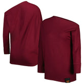 Washington Commanders KIYA TOMLIN Women's Twisted Tri-Blend Asymmetrical 3/4-Dolman Sleeve Sweatshirt Burgundy - NFL