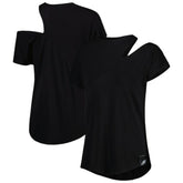Philadelphia Eagles KIYA TOMLIN Women's Cut Out Tri-Blend Shirt Black - NFL