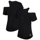 Washington Commanders KIYA TOMLIN Women's Cut Out Tri-Blend Shirt Black - NFL