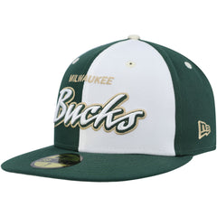 New Era - Script Pinwheel 59FIFTY Fitted Hat - Hunter Green/White