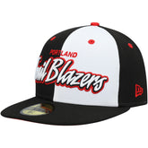 New Era - Script Pinwheel 59FIFTY Fitted Hat - Black/White