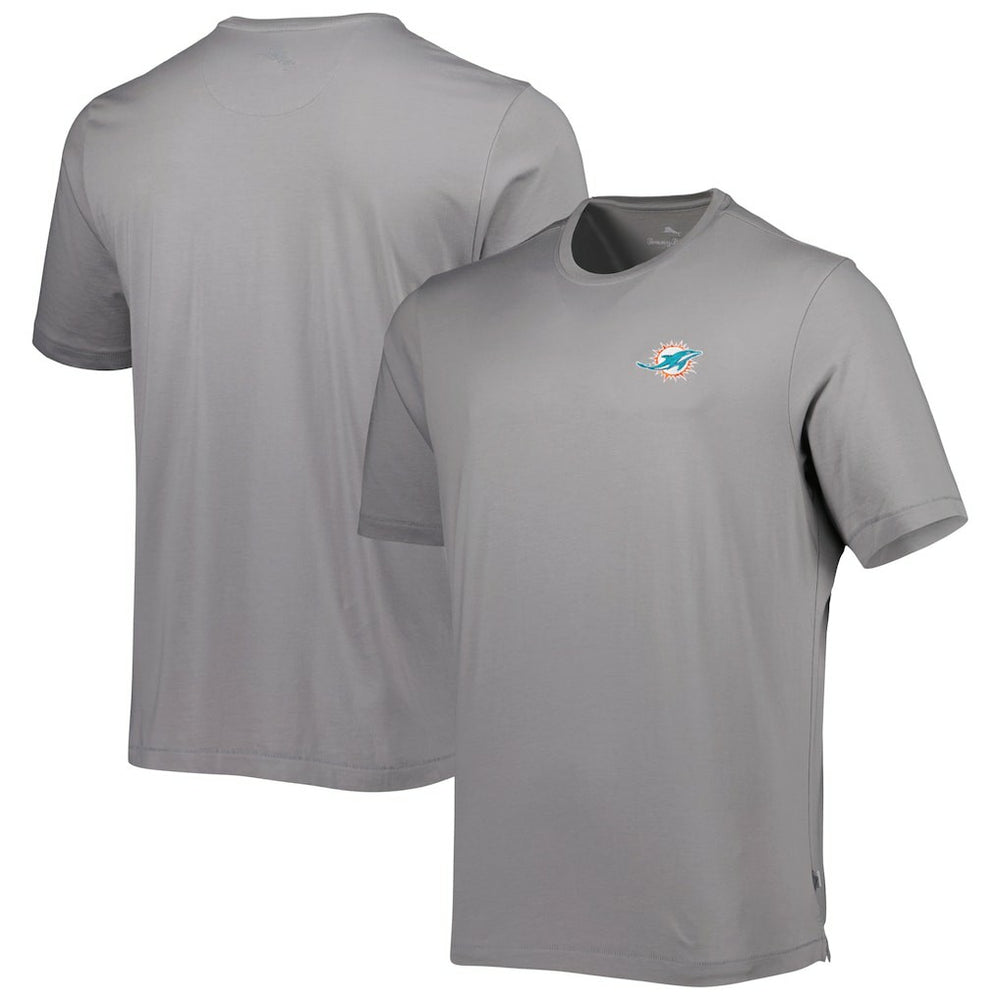 Miami Dolphins Bali Skyline T-Shirt Gray - Tommy Bahama