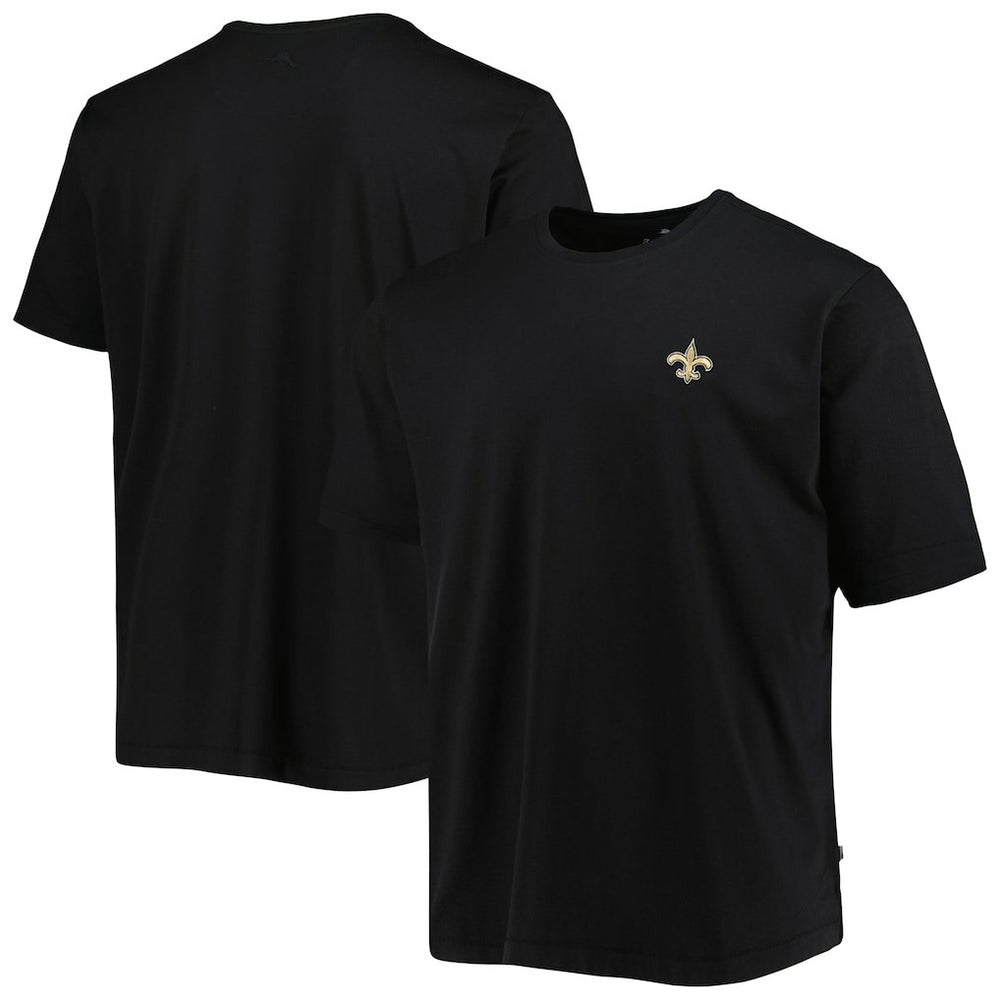 New Orleans Saints Bali Skyline T-Shirt Black - Tommy Bahama