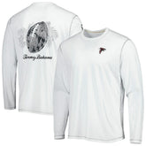 Atlanta Falcons Laces Out Billboard Long Sleeve T-Shirt White - Tommy Bahama
