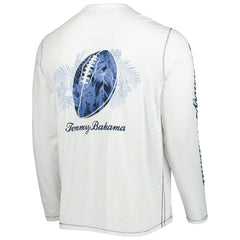 Buffalo Bills Laces Out Billboard Long Sleeve T-Shirt White - Tommy Bahama