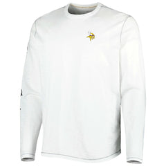 Minnesota Vikings Laces Out Billboard Long Sleeve T-Shirt White - Tommy Bahama