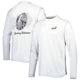 Philadelphia Eagles Laces Out Billboard Long Sleeve T-Shirt White - Tommy Bahama