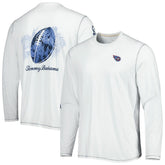 Tennessee Titans Laces Out Billboard Long Sleeve T-Shirt White - Tommy Bahama