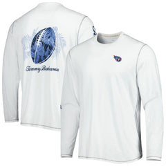 Tennessee Titans Laces Out Billboard Long Sleeve T-Shirt White - Tommy Bahama