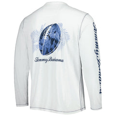 Tennessee Titans Laces Out Billboard Long Sleeve T-Shirt White - Tommy Bahama