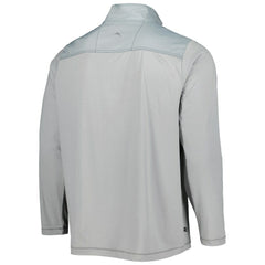 Minnesota Vikings On Deck IslandZone Half-Zip Jacket Gray - Tommy Bahama