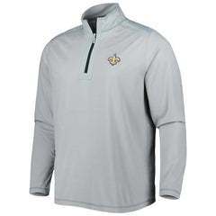 New Orleans Saints On Deck IslandZone Half-Zip Jacket Gray - Tommy Bahama