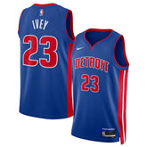 Nike - Jaden Ivey Detroit Pistons Unisex 2022 NBA Draft First Round Pick Swingman Jersey - Icon Editi- Blue