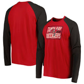 Tampa Bay Buccaneers New Era Current Raglan Long Sleeve T-Shirt Red - NFL