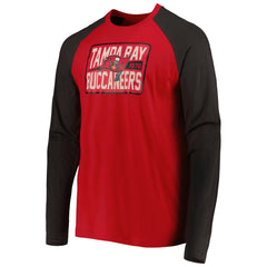 Tampa Bay Buccaneers New Era Current Raglan Long Sleeve T-Shirt Red - NFL