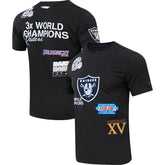Las Vegas Raiders Pro Standard Championship T-Shirt Black - NFL