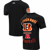 Cincinnati Bengals Pro Standard Old English T-Shirt Black - NFL