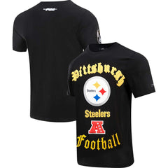 Pittsburgh Steelers Pro Standard Old English T-Shirt Black - NFL