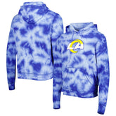 Los Angeles Rams New Era Team Tie-Dye Pullover Hoodie Royal - NFL