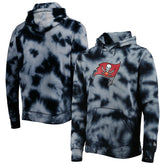 Tampa Bay Buccaneers New Era Team Tie-Dye Pullover Hoodie Black - NFL