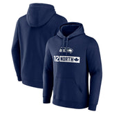 Seattle Seahawks 12 North Pullover Hoodie College Navy - NFL