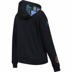 Carolina Panthers Pro Standard Women's Local Patch Pullover Hoodie Black - NFL